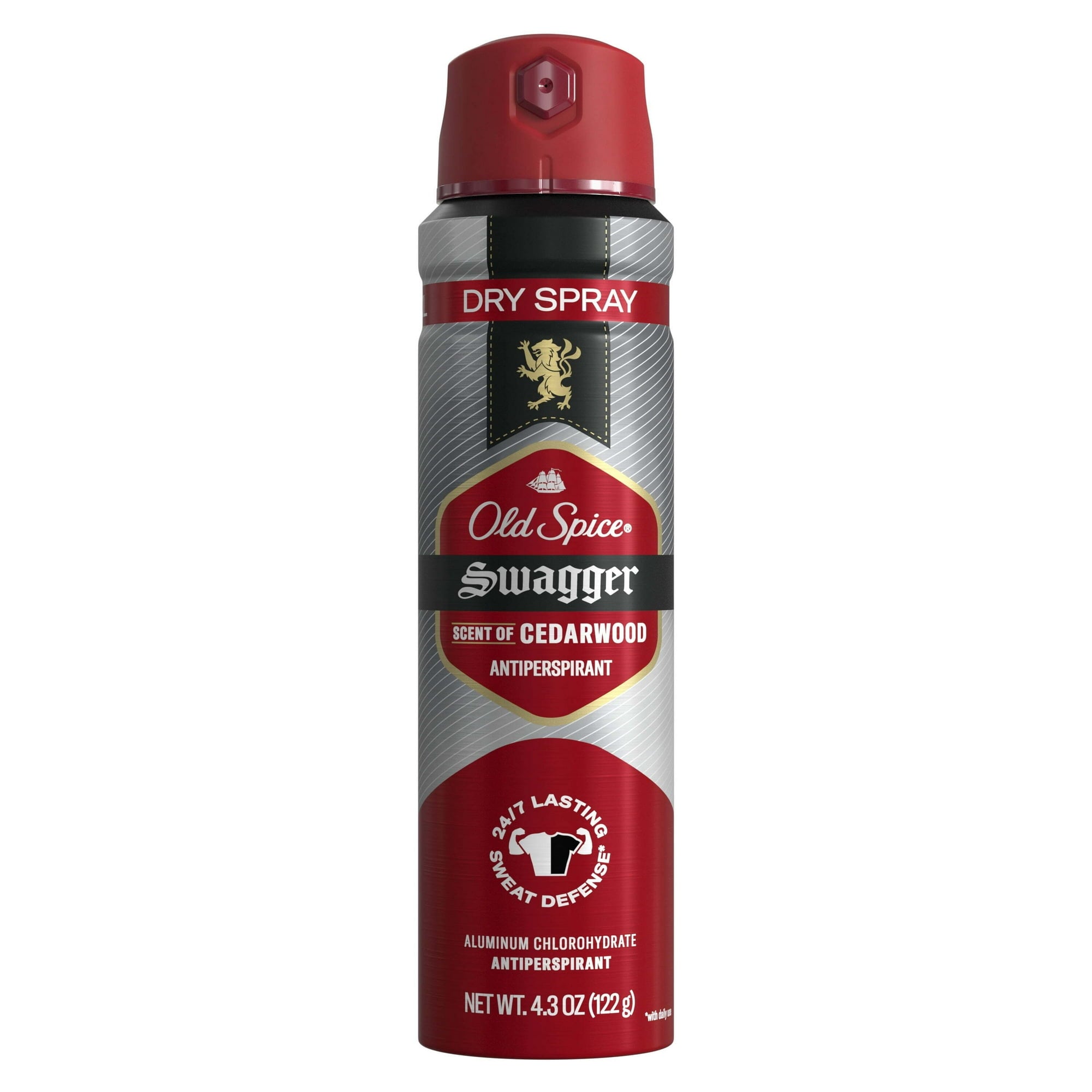Old Spice, Men's Antipespirant & Deodorant Invisible Dry Spray Stronger Swagger, 4.3 Ounce