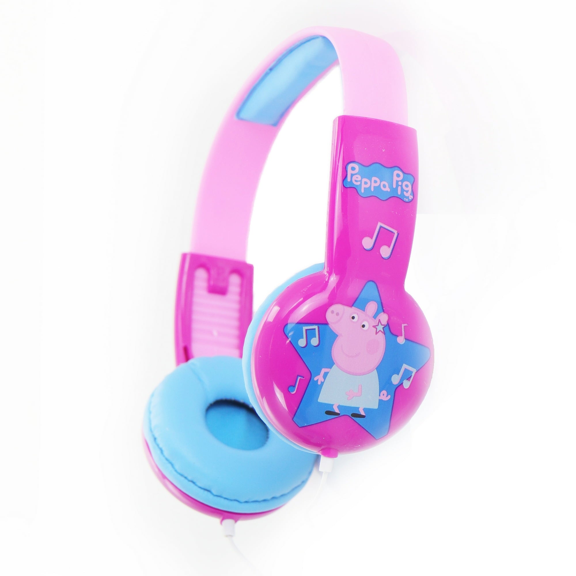 Peppa Pig Children's Over-Ear Headphones, Pink/Blue