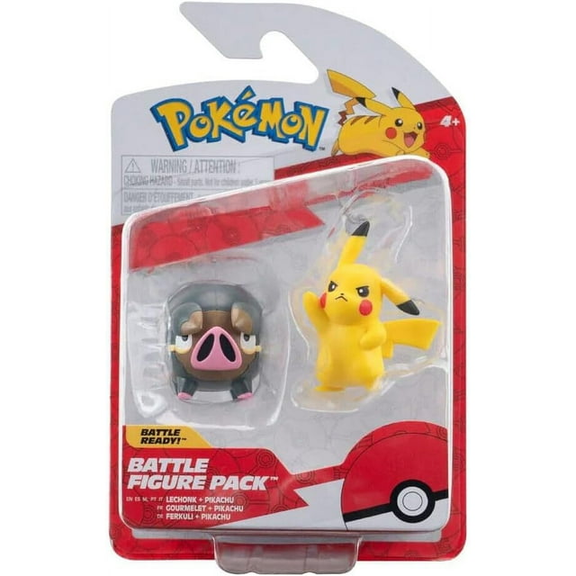 Pokémon Duo Battle Edition: Lechonk & Pikachu 2 Inch Battle Figures