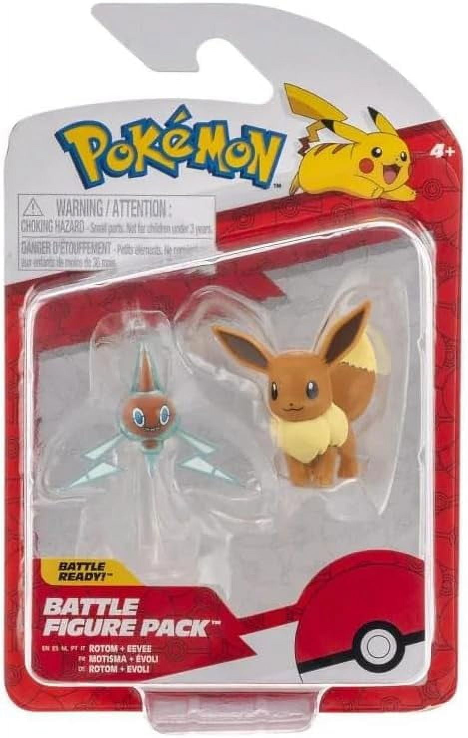 Pokémon Duo Battle Edition: Rotom & Eevee 2 Inch Battle Figures