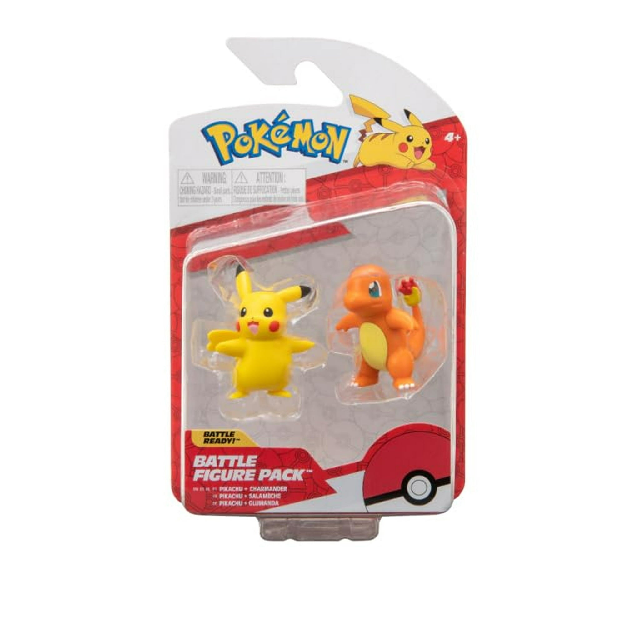 Pokemon Battle Figure 2 Pack Charmander and Pikachu