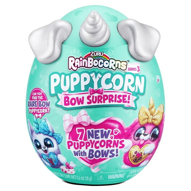 Puppycorn Paws and Bow Surprise: Delightful Novelty & Gag Toy, Silver, Styles May Vary, Ages 3 And Up