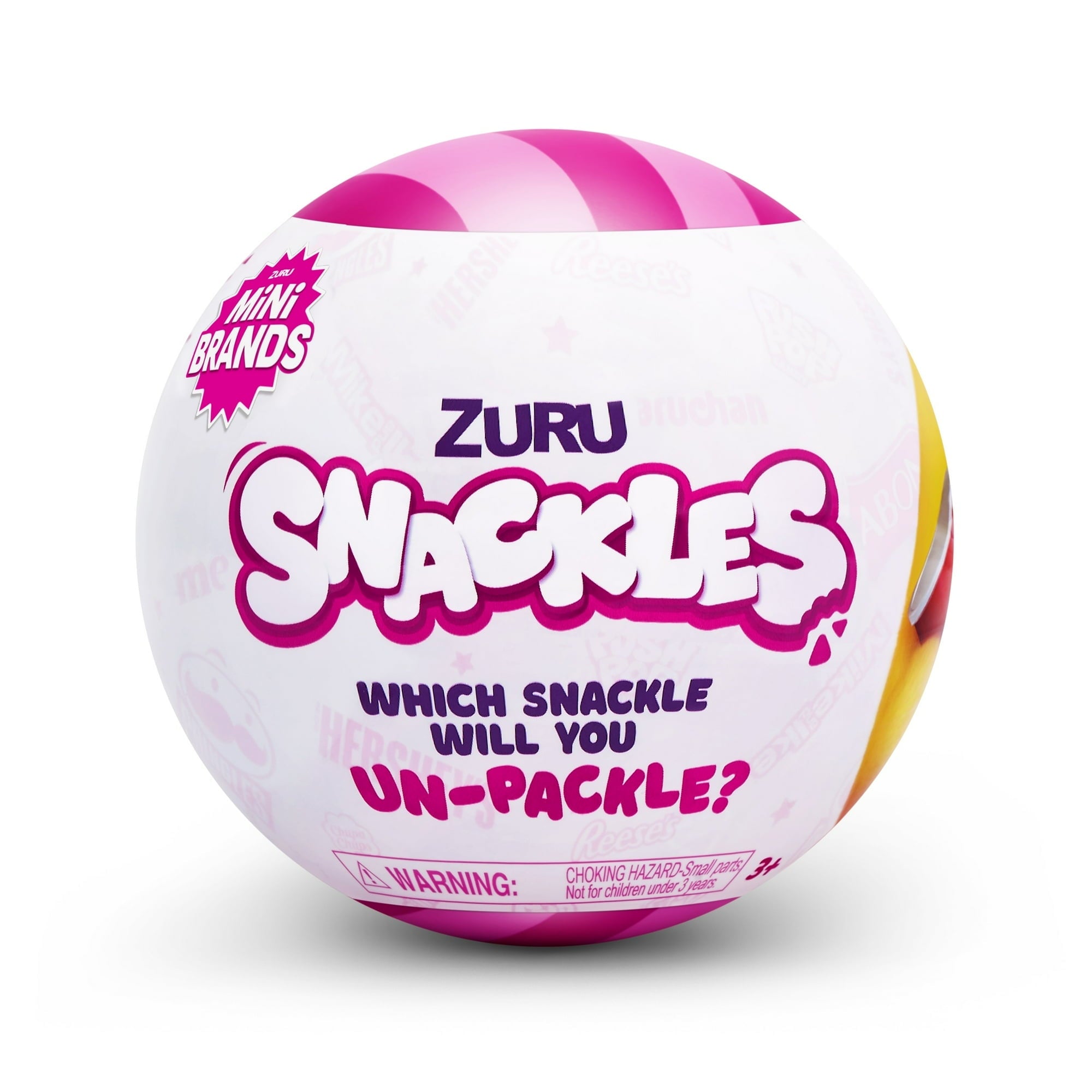 Snackles Small Size Snackle Plush Toy by ZURU Ages 3 and up (One Pack)