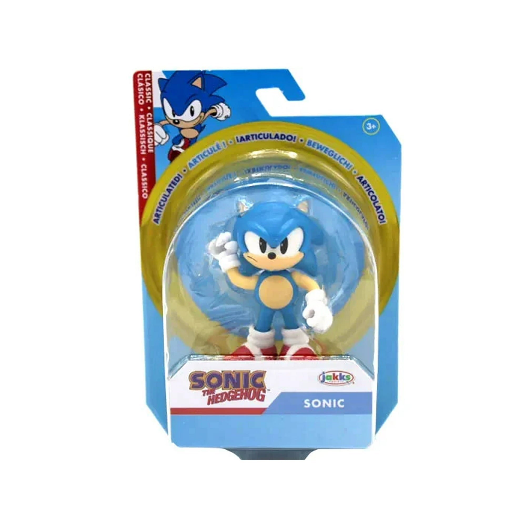 Sonic The Hedgehog Action Figure 2.5 Inch Angry Sonic Collectible Toy