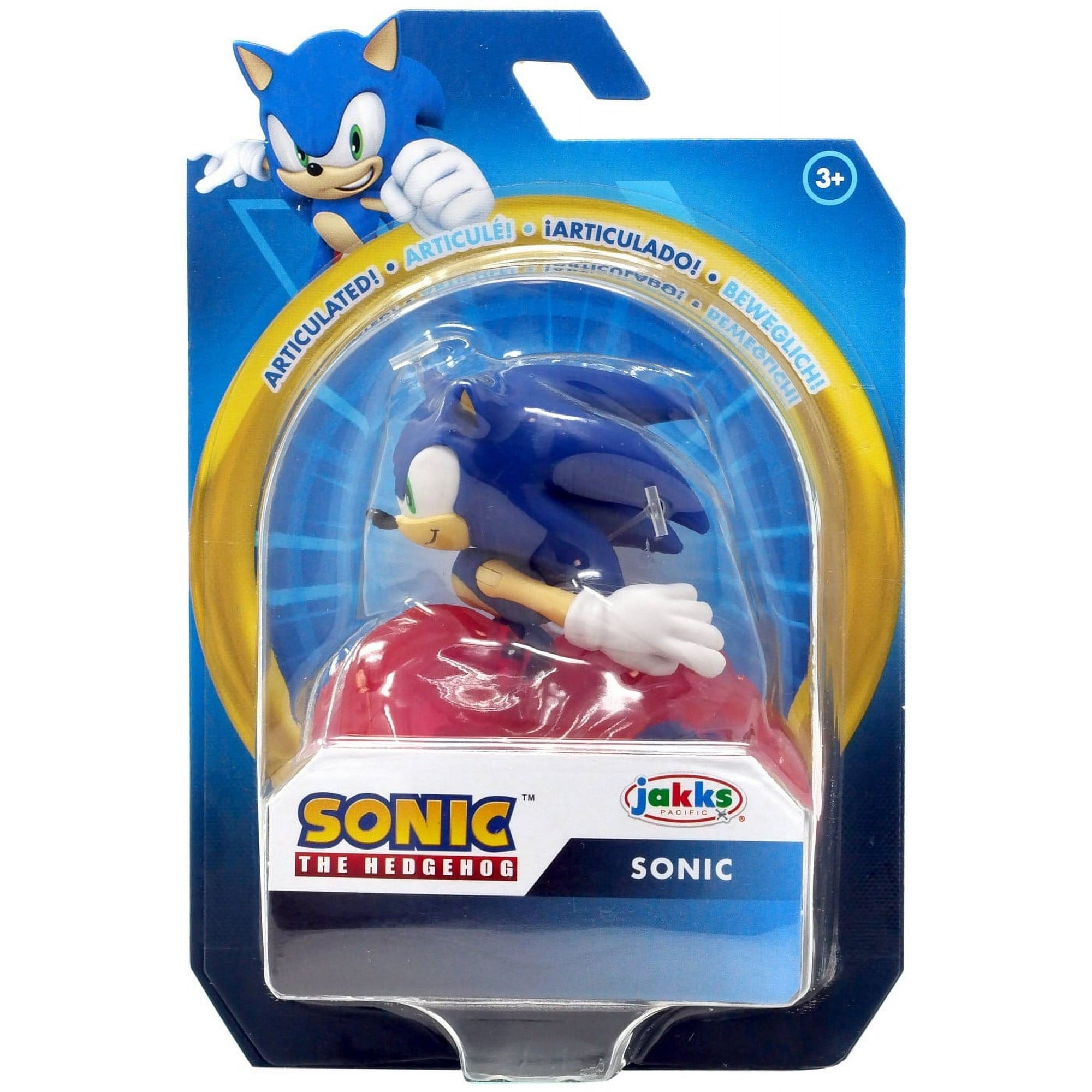Sonic The Hedgehog Action Figure 2.5 Inch Sonic Speed Run Collectible Toy