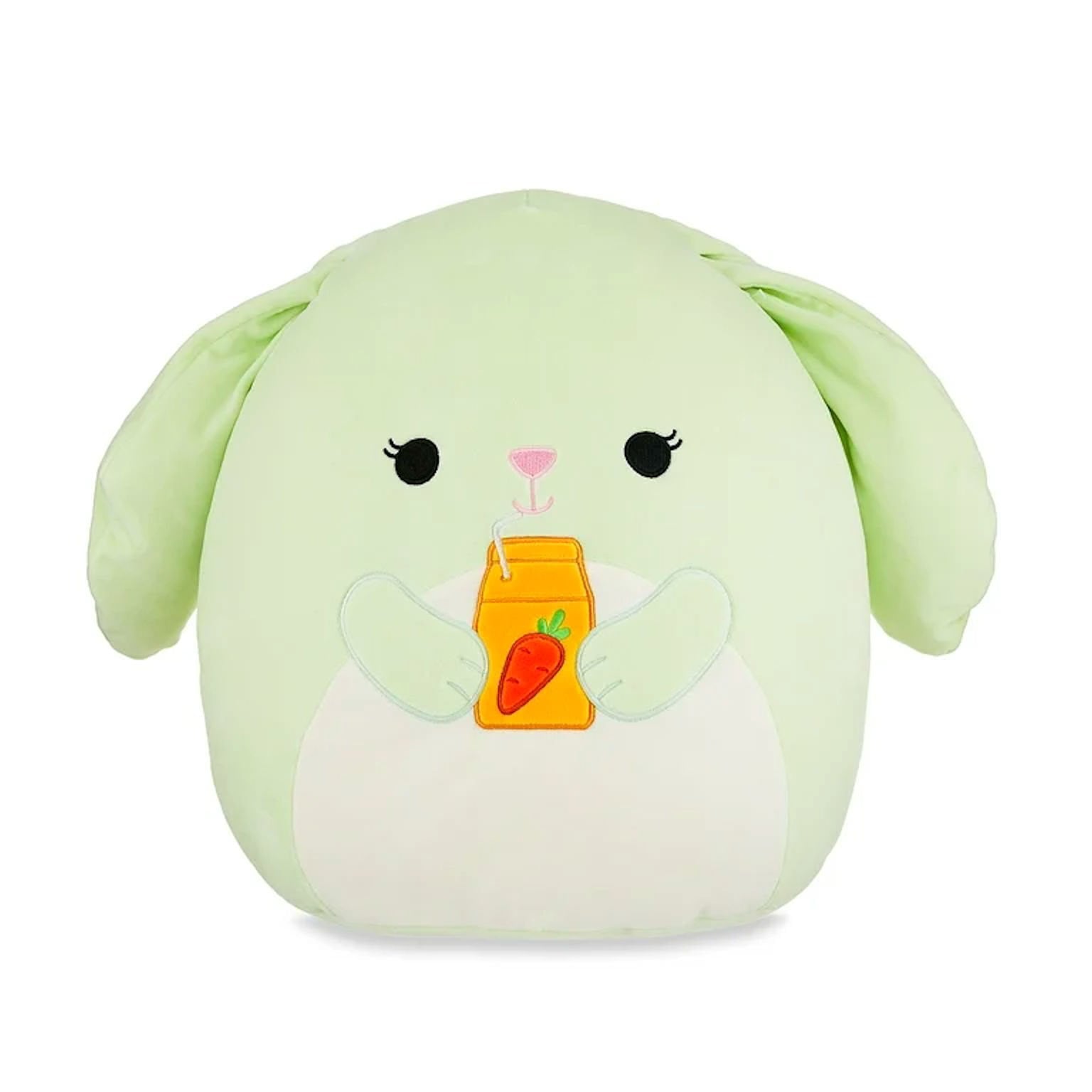 Squishmallows 8" Hara Green Bunny with Carrot Juice Plush Toy