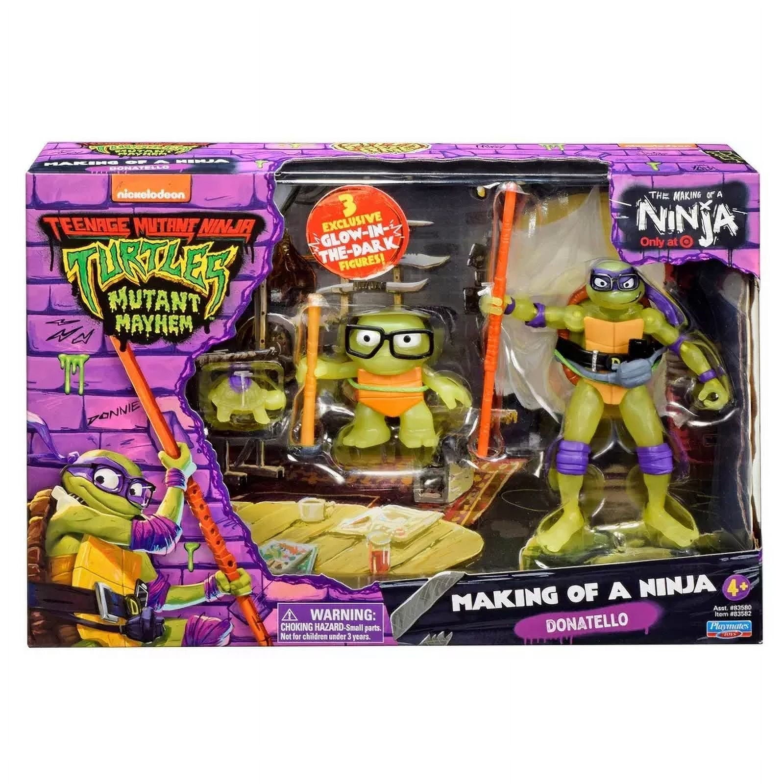 Teenage Mutant Ninja Turtles: Mutant Mayhem Making of a Ninja Donatello Action Figure Set