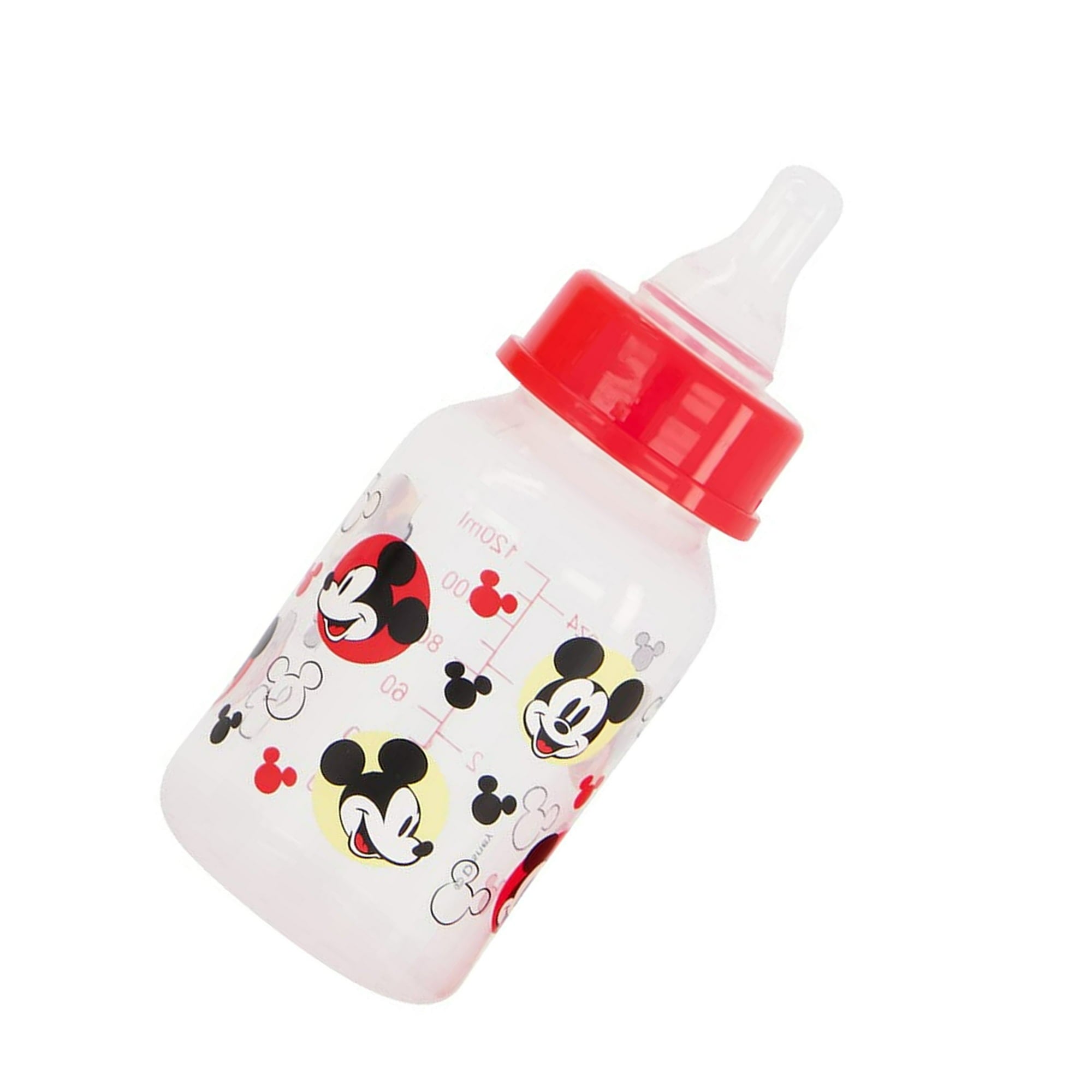Disney Baby Mickey Mouse Mickey Faces Pattern 5 oz Baby Bottle
