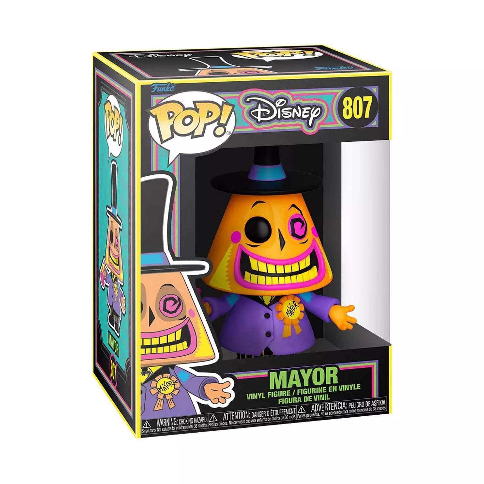Funko POP! Mayor (Blacklight Edition) Collectible Bobblehead Figure From Disney The Nightmare Before Christmas