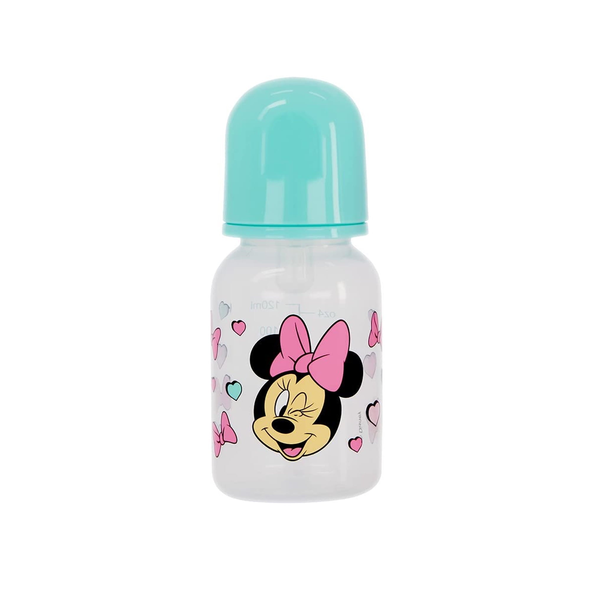 Disney Baby Minnie Mouse Minnie Hearts 5 oz Baby Bottle