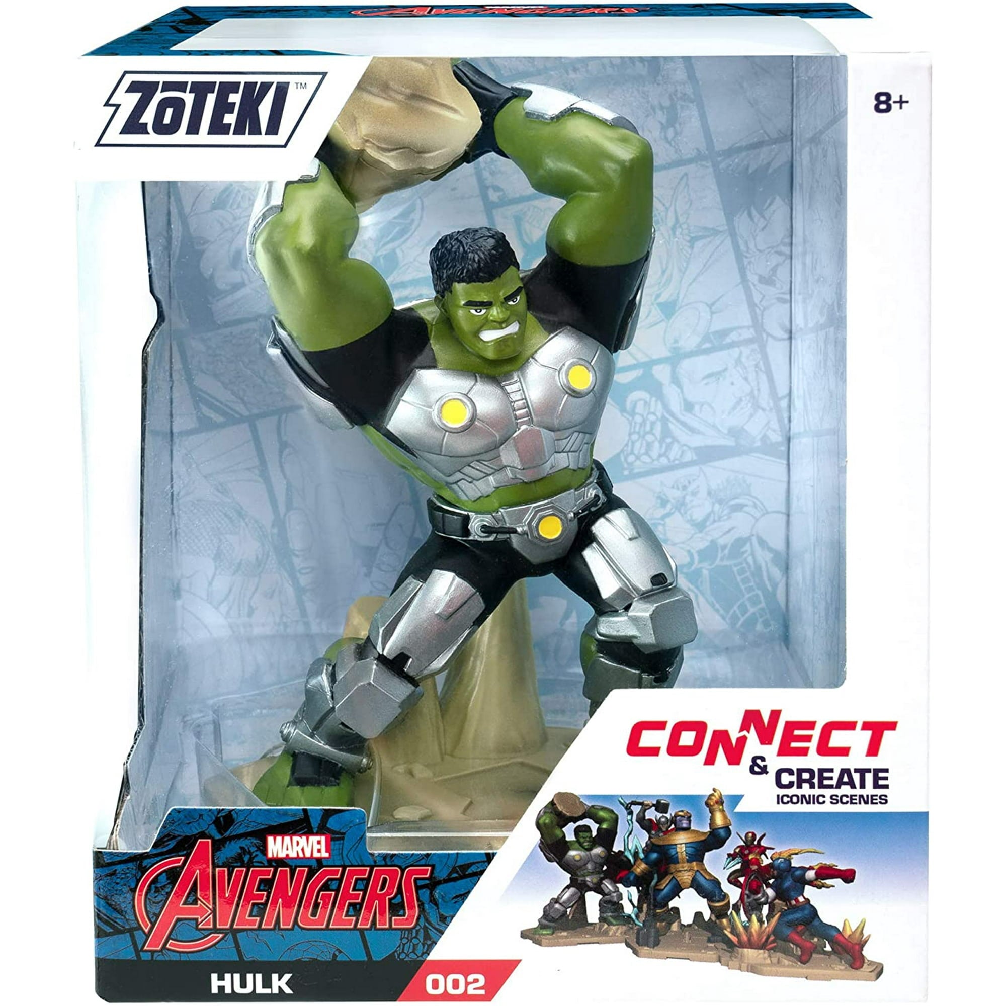 Zoteki Avengers Series 1 Inspired by ‘Infinity’ 4 Inch Connect N Create Hulk 002
