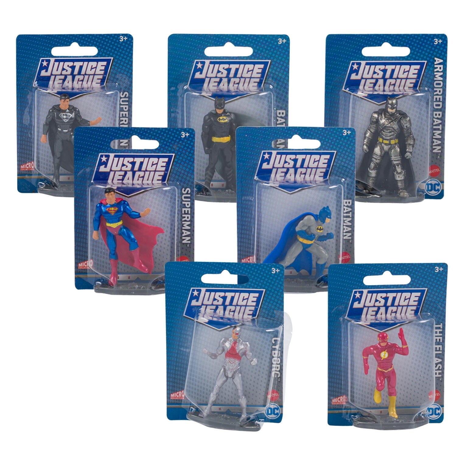 Justice League DC Micro 2" Black Suit Batt-man Figurine