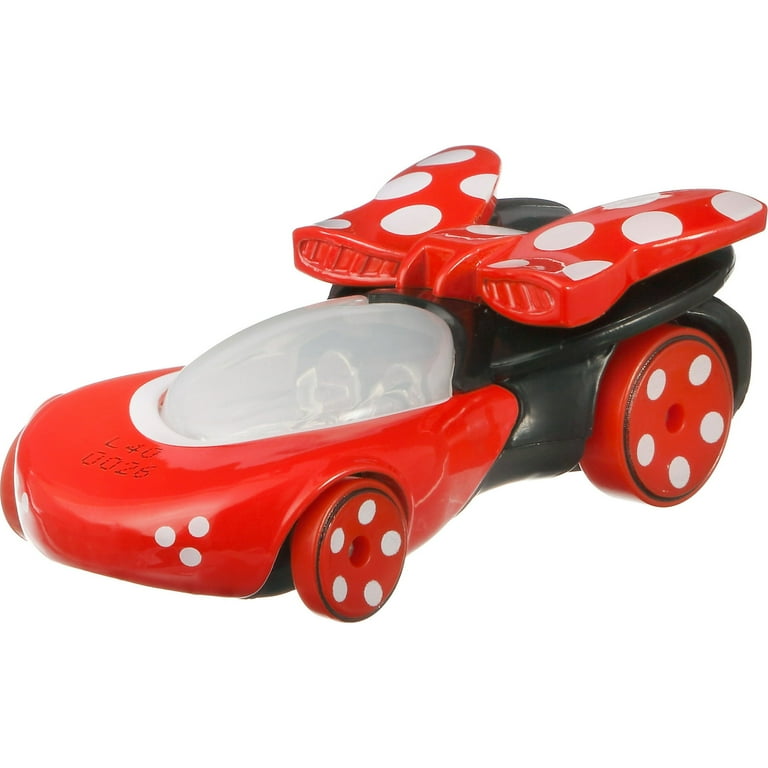 Disney 100 Edition Hot Wheels Character Car, Minnie Mouse, Scale 1:64, Perfect For Ages 3 Years & Up