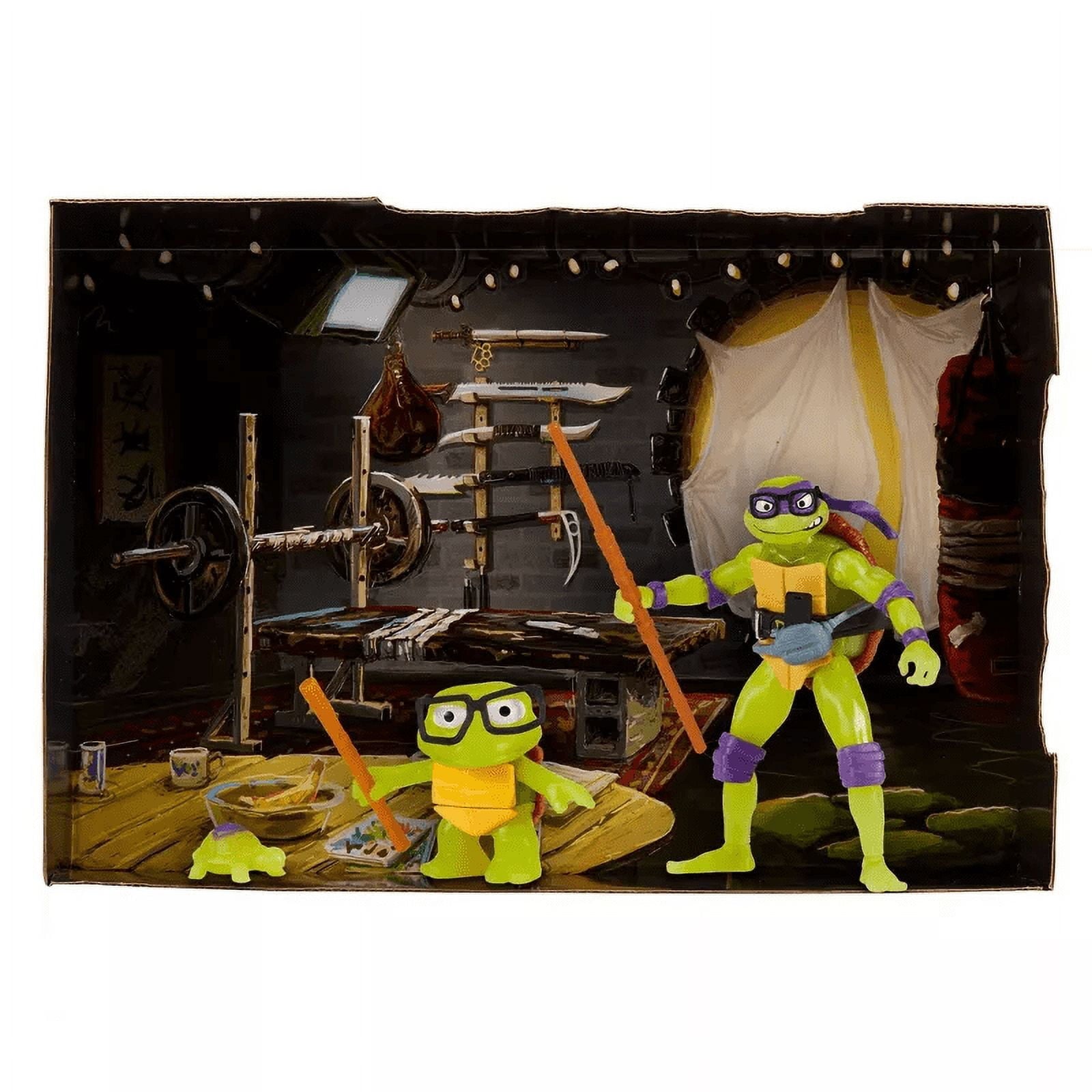 Teenage Mutant Ninja Turtles: Mutant Mayhem Making of a Ninja Donatello Action Figure Set