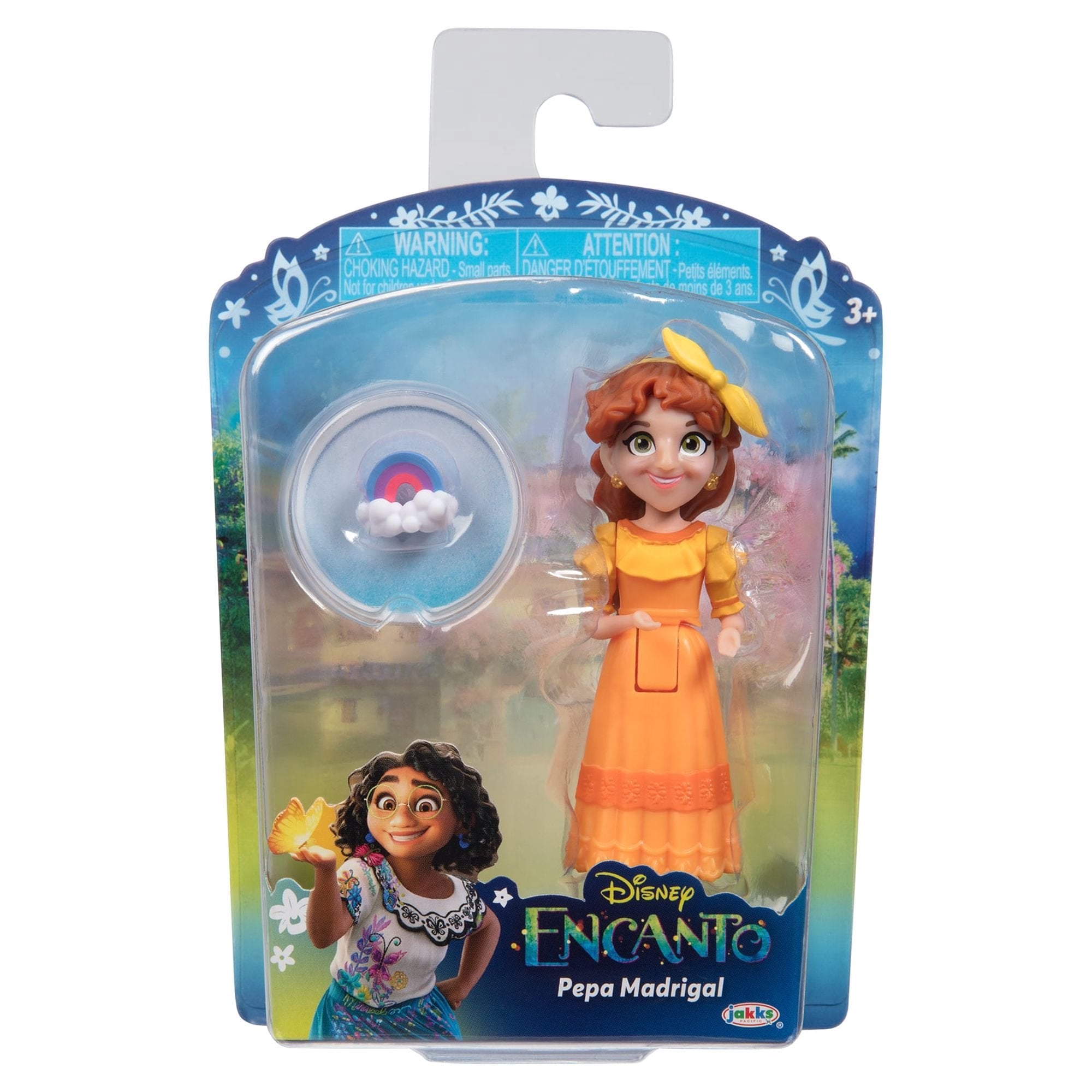 Encanto Disney Small Pepa Madrigal Doll Playset, 2 Pieces