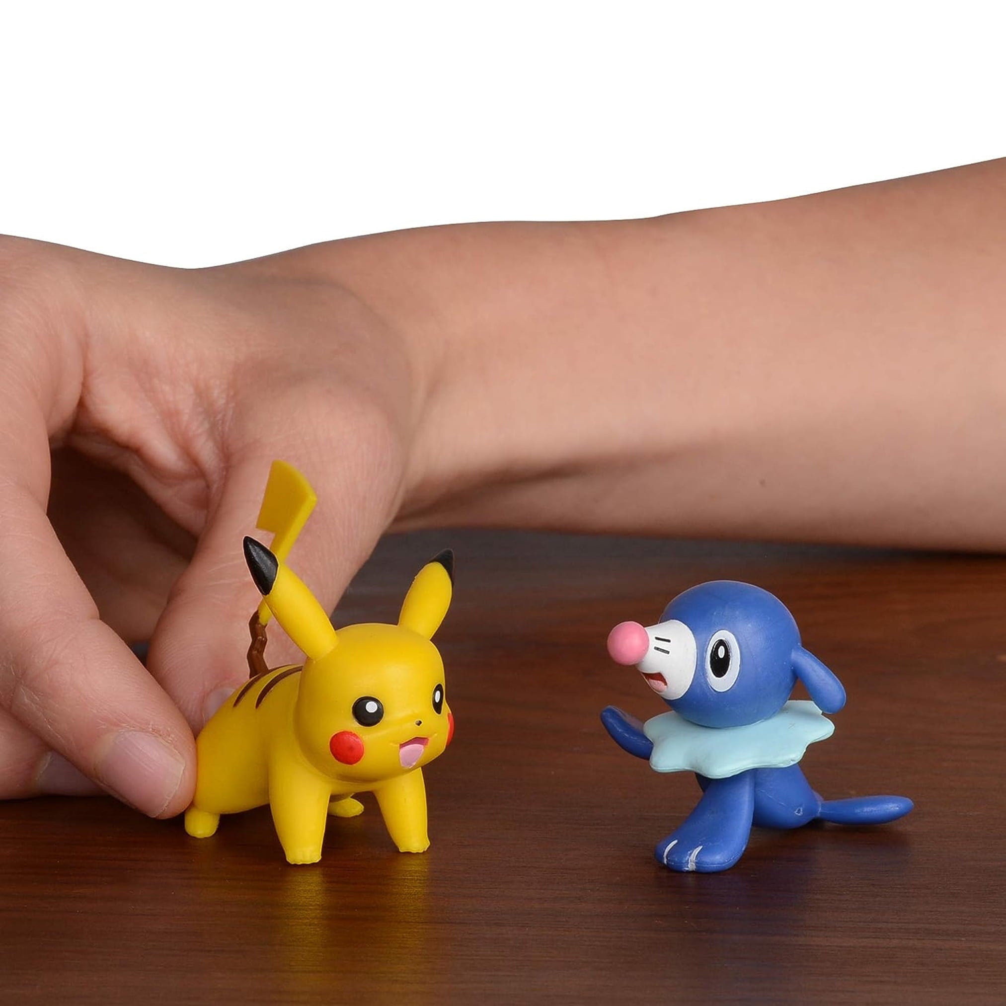 Pokemon Series 1 Pikachu & Popplio Articulated Battle Mini Action Figures