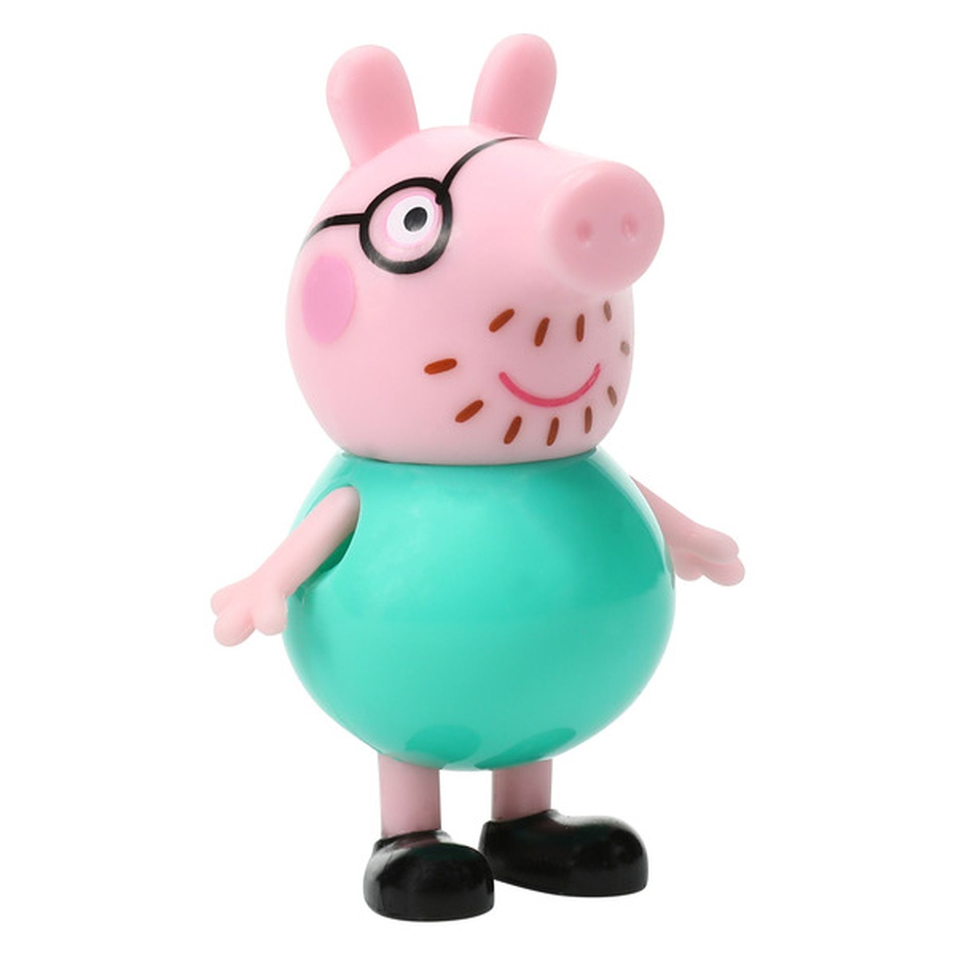 Peppa Pig Miniature Figure On Blister Card - Daddy Pig