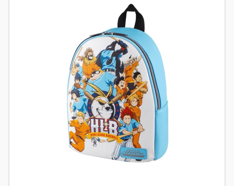 Loungefly: Hero League Baseball My Hero Academia Mini Backpack – Stylish, Compact Design