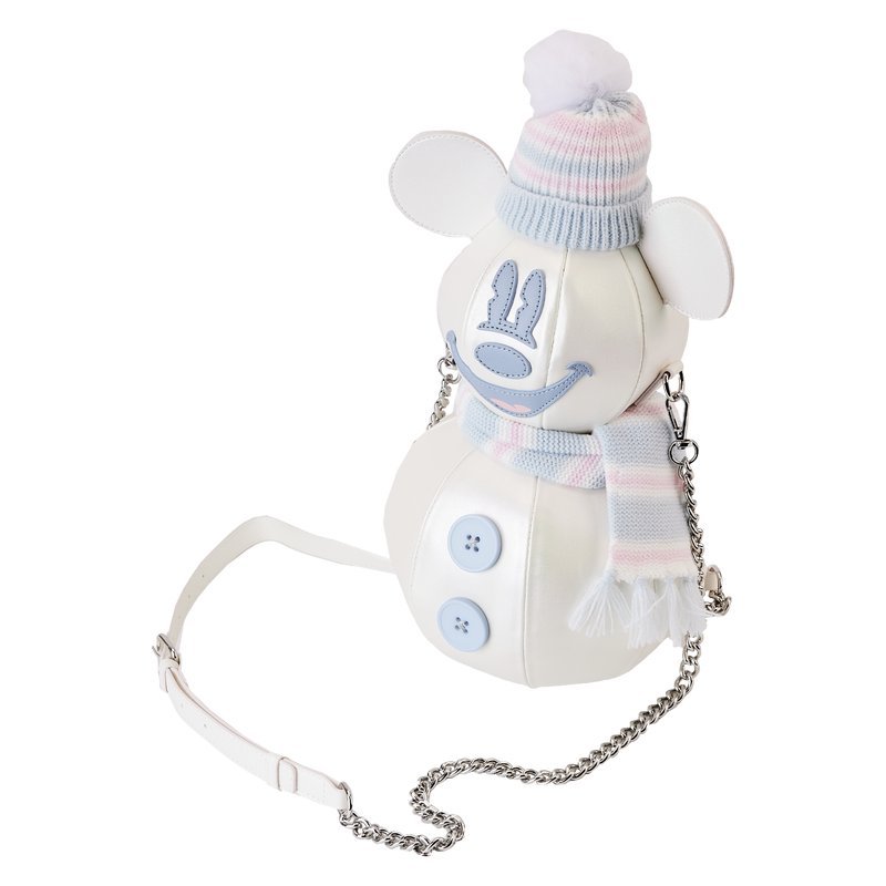 Loungefly: Disney Mickey Snowman Crossbody – Stylish, Compact Design