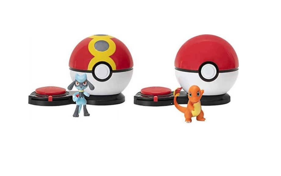 Pokemon Surprise Attack Poke Ball Battle Game - Charmander #1 w/ Poke Ball vs. Riolu w/ Repeat Ball