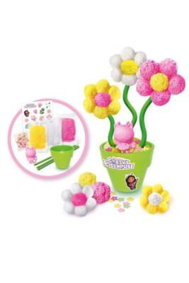 Gabby's Dollhouse Mini Cat Box Sensory Kit Kitty Fairy Foam Flowers