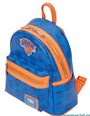 Loungefly: NBA New York Knicks Debossed Logo Mini Backpack – Stylish, Compact Design