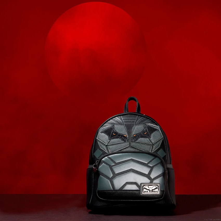 Loungefly: DC Comics The Batman Cosplay Mini Backpack – Stylish, Compact Design