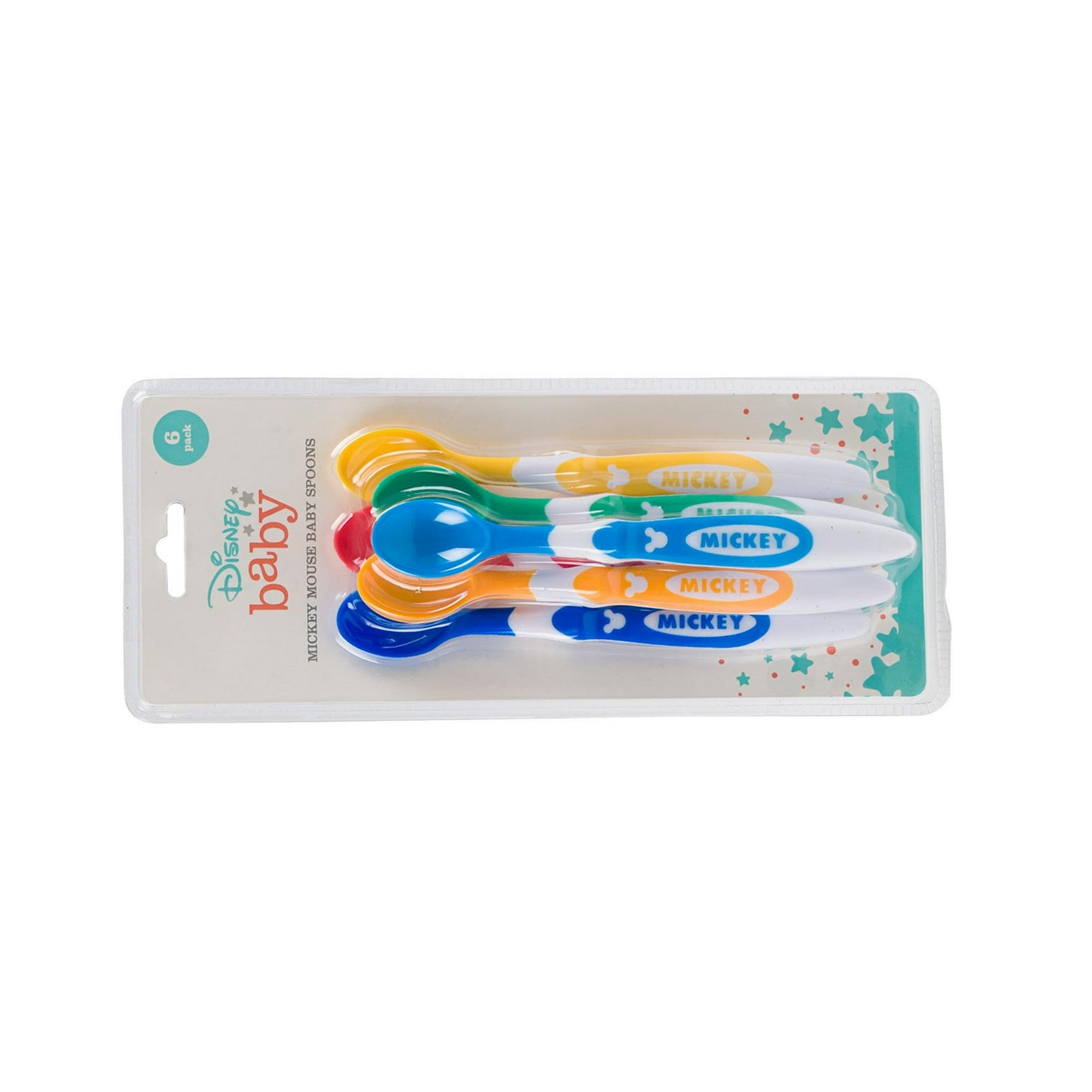 Disney Baby 6-Pack Mickey Mouse Multicolor Spoon Set