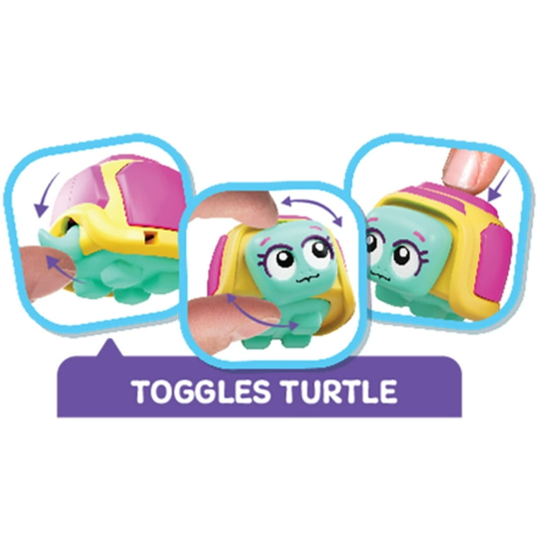 Little Live Pets, Squirkies, Interactive Fidget Toys - Toggles Turtle (Color May Vary)