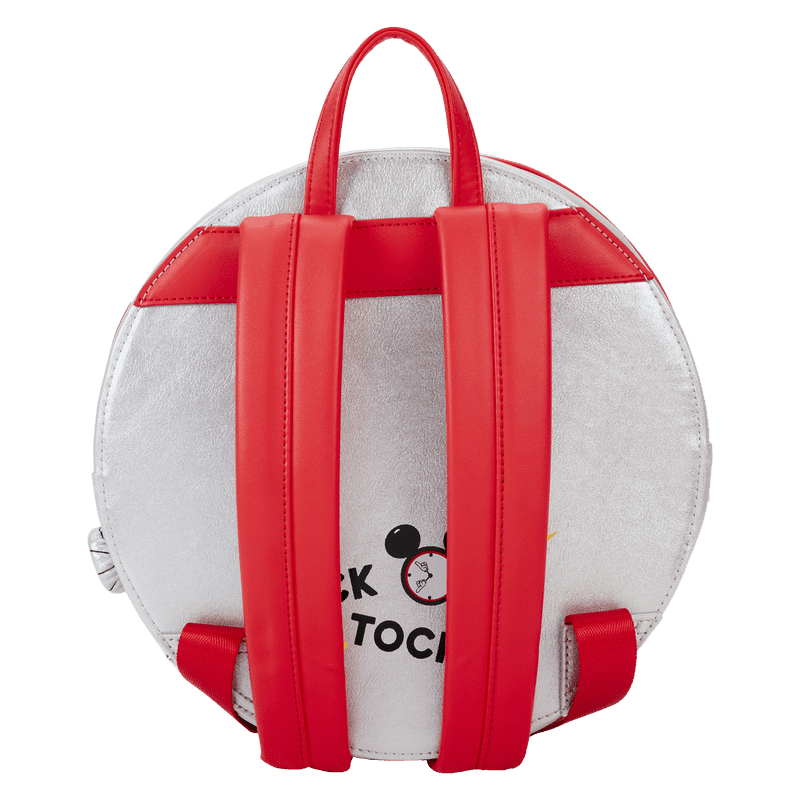 Loungefly: Disney Mickey Mouse Clock Mini Backpack – Stylish, Compact Design
