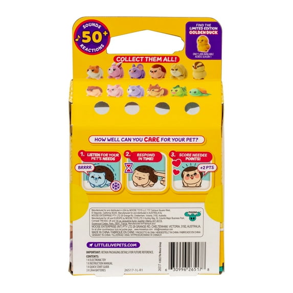 NeeDees By Little Live Pets, Electric Miniature Pet Toy, Splashee Otter, Perfect For Ages 5 & Up, Contains Batteries