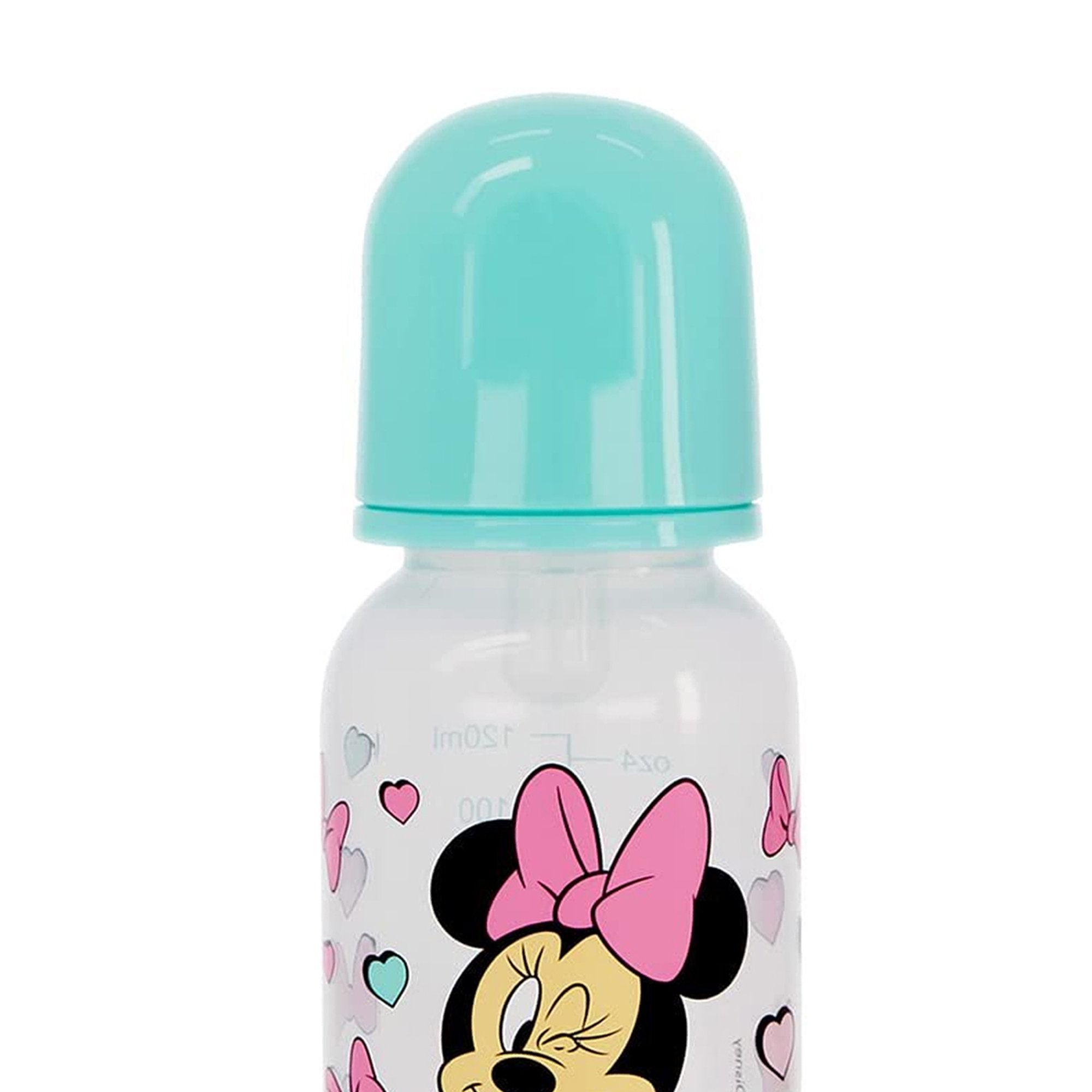 Disney Baby Minnie Mouse Minnie Hearts 5 oz Baby Bottle