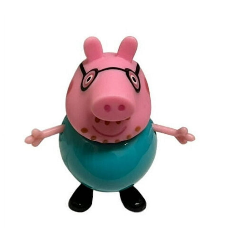 Peppa Pig Miniature Figure On Blister Card - Daddy Pig