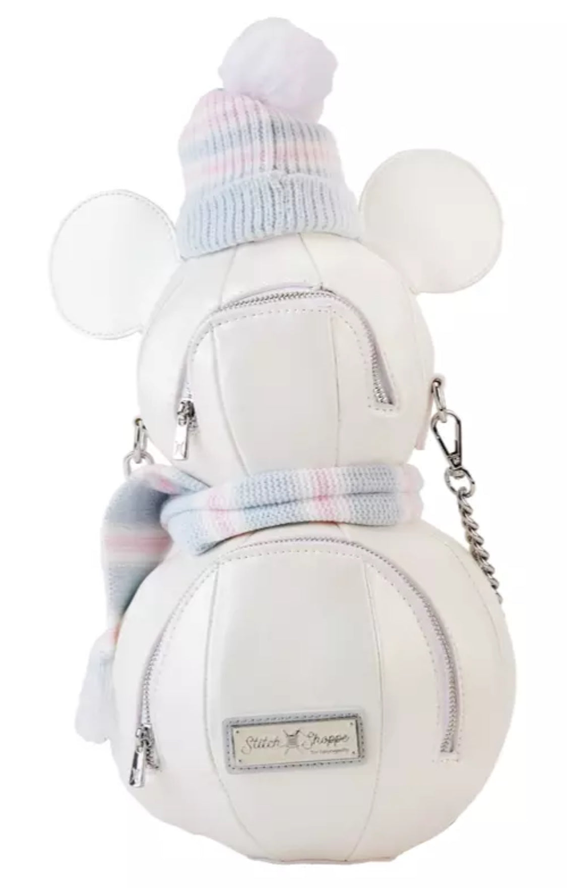 Loungefly: Disney Mickey Snowman Crossbody – Stylish, Compact Design