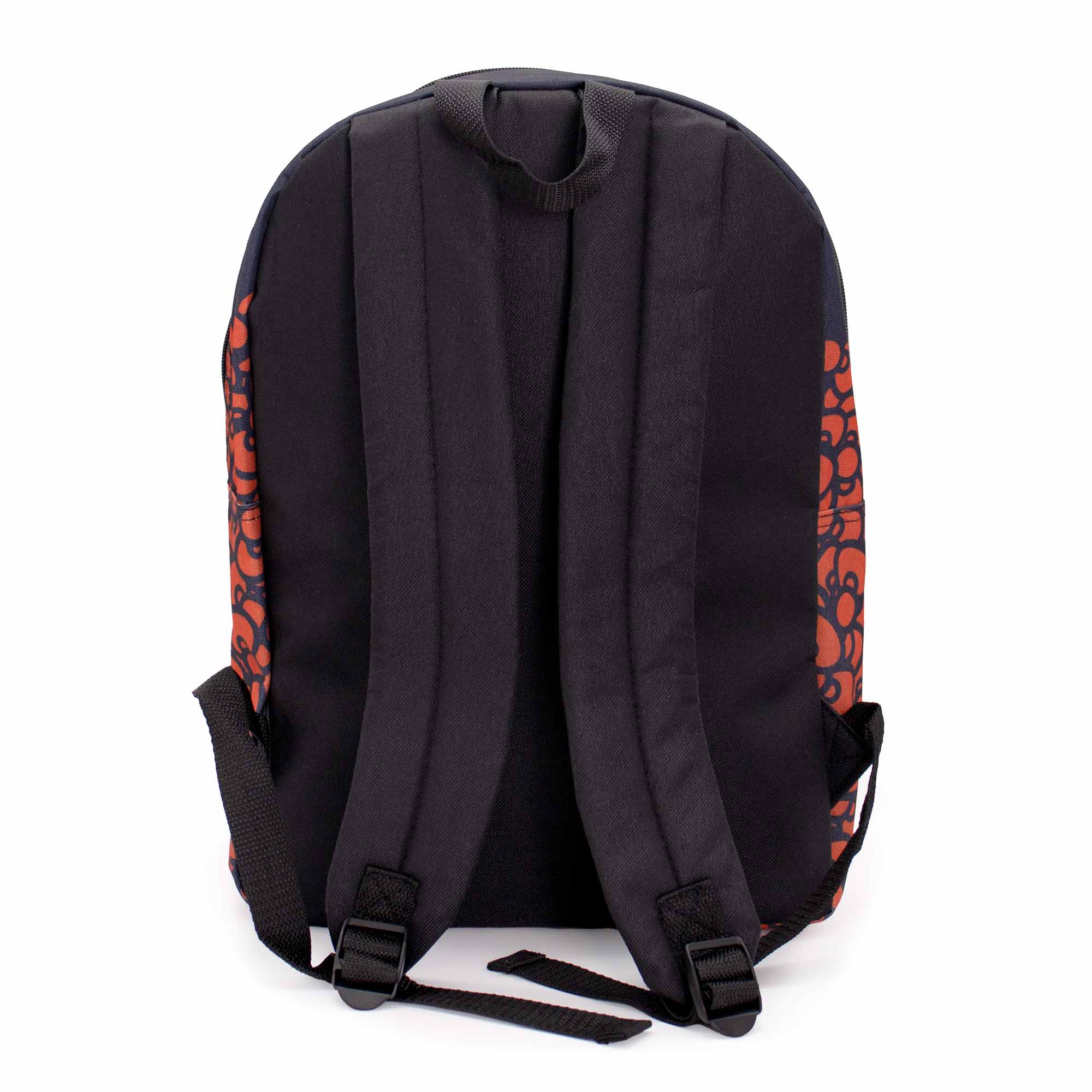 Hello Kitty Hard Shell Red & Black Face Print 12 Inch Mini Backpack for Kids