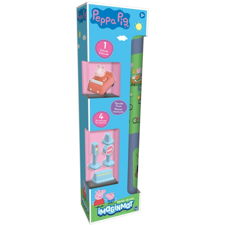 Peppa Pig Soft and Durable Felt Kids Play Vehicle, 6.5" x 3.5" x 28"