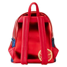 Loungefly: Marvel Metallic Doctor Strange Cosplay Mini Backpack – Stylish, Compact Design