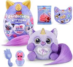 Sparkling Kittycorn Magic: Rainbocorns Surprise Series 2 Plushies, Gold, For Ages 3 And Up