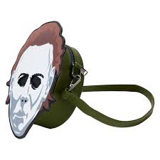Loungefly: Halloween Michael Myers Mask Glow Crossbody Bag – Stylish, Compact Design